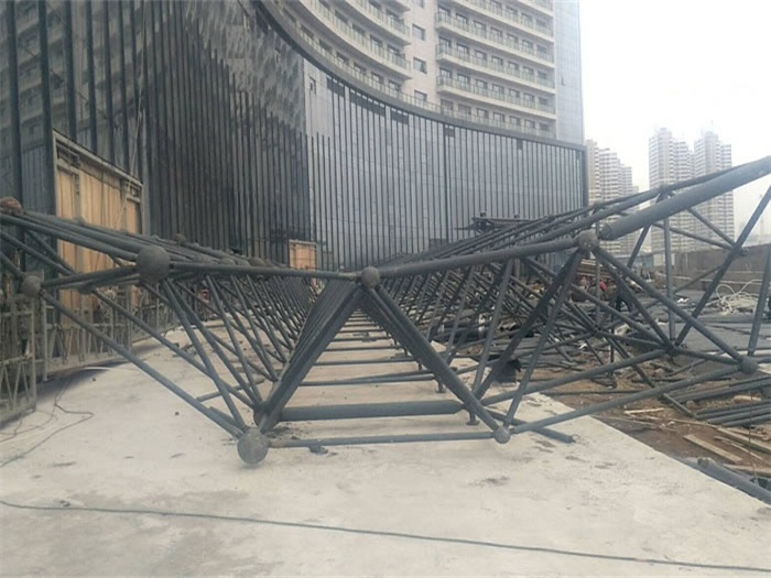 山南万豪酒店雨棚网架