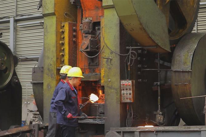 山南网架配件车间